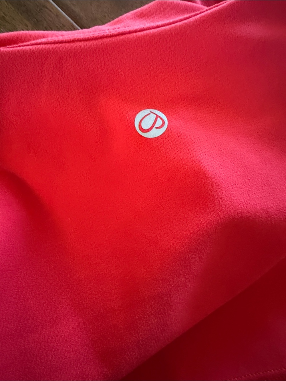CRZ YOGA Red Cropped Tank Top with Thin Straps - Picture 2 of 6
